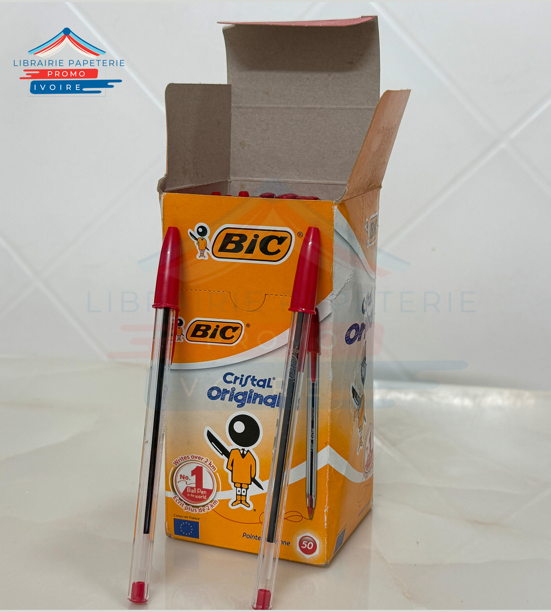 BIC CRYSTAL ROUGE