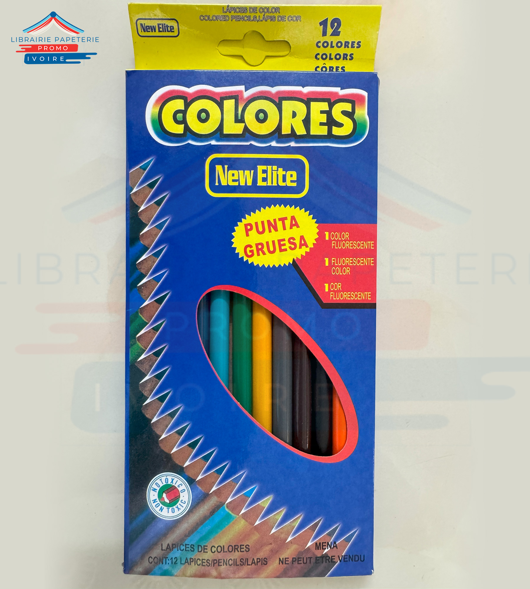 CRAYON DE COULEUR LONG 12