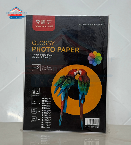PAPIER PHOTO GLASSE 180G